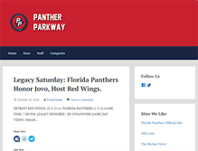 Tablet Screenshot of pantherparkway.com